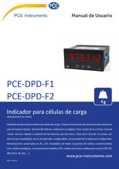 PCE Instruments PCE-DPD-F1 Manual De Usuario