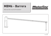 Motorline professional MBM6 Serie Manual De Usuario/Instalador