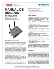 RECAL B METERS RFM-C3 Manual De Usuario