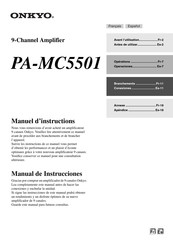 Onkyo PA-MC5501 Manual De Instrucciones