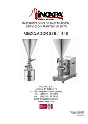 iNOXPA 226 Instrucciones De Instalación, Servicio Y Mantenimiento