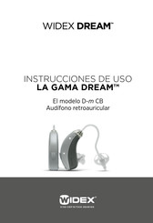 Widex DREAM D-m CB Serie Instrucciones De Uso