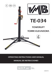 PRO LIFTS VMB TE-034 Manual De Instrucciones