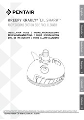 Pentair KREEPY KRAULY LIL SHARK Guia De Instalacion