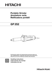 Hitachi Koki GP 2S2 Instrucciones De Manejo