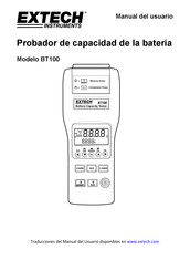 Extech Instruments BT100 Manual Del Usuario