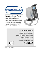 MZ electronic EV-040 Instrucciones De Uso