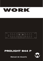 Work PROLIGHT 844 P Manual De Usuario