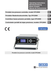 WIKA Mensor CPC2000 Manual De Instrucciones