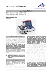 3B SCIENTIFIC PHYSICS U207001-230 Instrucciones De Uso