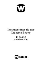 Widex Audífono CIC Instrucciones De Uso