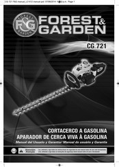 Forest & Garden CG 721 Manual Del Usuario Y Garantía