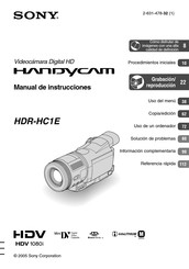 Sony HANDYCAM HDR-HC1E Manual De Instrucciones