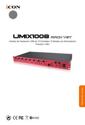 ICON ProAudio UMIX1008 Manual Del Usuario