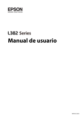 Epson L382 Serie Manual De Usuario