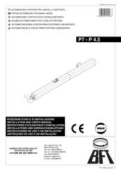 BFT P7 Instrucciones De Uso Y De Instalacion