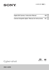 Sony Cyber-shot DSC-H200 Manual De Instrucciones