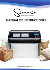 Sana SMART BREAD MAKER Manual De Instrucciones