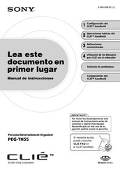 Sony CLIE PEG-TH55 Manual De Instrucciones