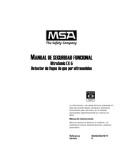 MSA UltraSonic EX-5 Manual De Instrucciones