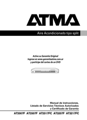 ATMA AT2507F Manual De Instrucciones