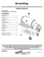 Broil King Smoke Offset 500 Manual Del Usuario