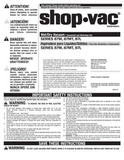 Shop-Vac 87L Serie Manual Del Usuario