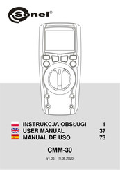 Sonel CMM-30 Manual De Uso