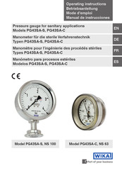 WIKA PG43SA-C Manual De Instrucciones