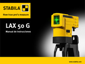 Stabila LAX 50 G Manual De Instrucciones