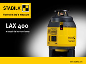 Stabila LAX 400 Manual De Instrucciones