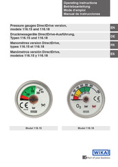 WIKA 116.18 Manual De Instrucciones