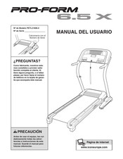 Pro-Form 6.5 X Manual Del Usuario