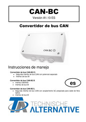 Technische Alternative CAN-BC Instrucciones De Manejo