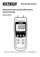 Extech SDL730 Manual Del Usuario