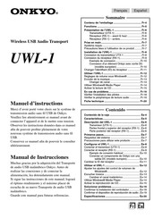 Onkyo UWL-1 Manual De Instrucciones