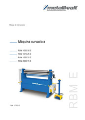 Metallkraft RBM 1050-30 E Manual De Instrucciones