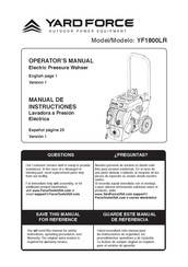 Yard force YF1800LR Manual De Referencia