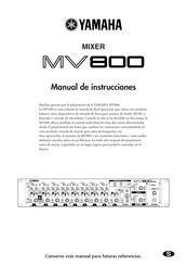 Yamaha MV800 Manual De Instrucciones