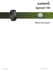 Garmin Approach X40 Manual Del Usuario