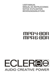 Ecler MPA6-80R Manual De Instrucciones