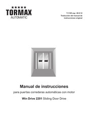 Tormax Automatic Win Drive 2201 Manual De Instrucciones