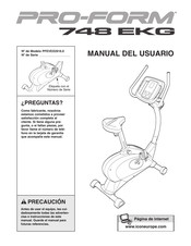 Pro-Form 748 EKG Manual Del Usuario