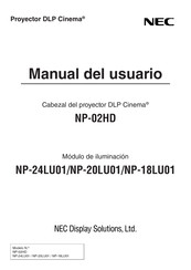 NEC NP-18LU01 Manual Del Usuario