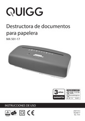 QUIGG MA 501-17 Instrucciones De Uso