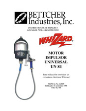 BETTCHER INDUSTRIES WHIZARD UN-84 Instrucciones De Manejo