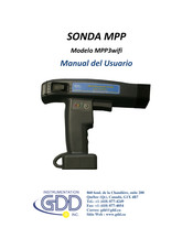 GDD Instrumentation SONDA MPP3wifi Manual Del Usuario