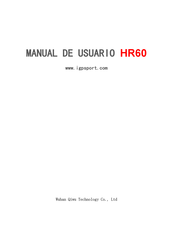 iGPSPORT HR60 Manual De Usuario