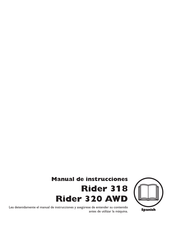 Rider 318 Manual De Instrucciones