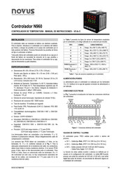 Novus N960 Manual De Instrucciones